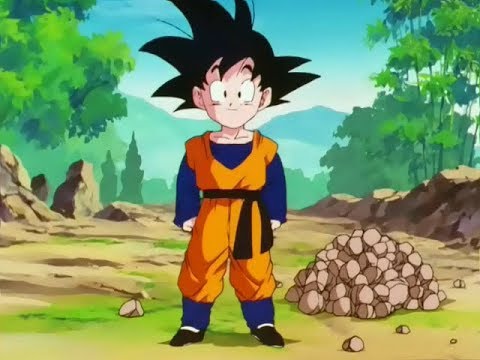 Goten se convierte en ssj por primera vez