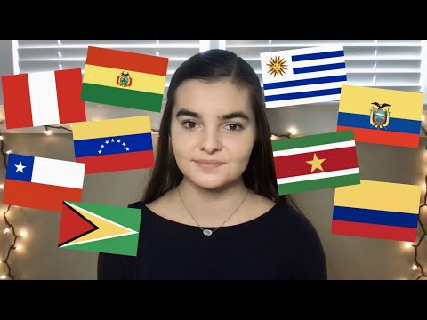 ASMR Whispering Facts About 9 South American Countries | Countries #50-58