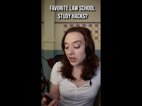 Tips for Law Students | Favorite Law School Study Hacks