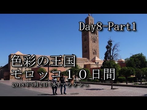 【モロッコ旅行 Day8-Part1】マラケシュ