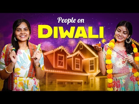 People on Diwali || Niha Sisters || Comedy || Diwali