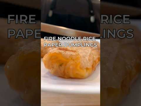 🔥Try the viral fire noodle recipe #shorts #buldakramen #firenoodles #ricepaper #cooking #easyrecipe