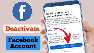 How To Temporarily Deactivate Facebook Account? Deactivate fb Account