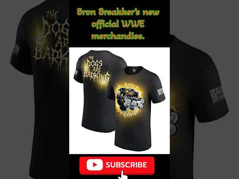 Bron Breakker’s new official WWE merchandise.#wwe #bronbreakker