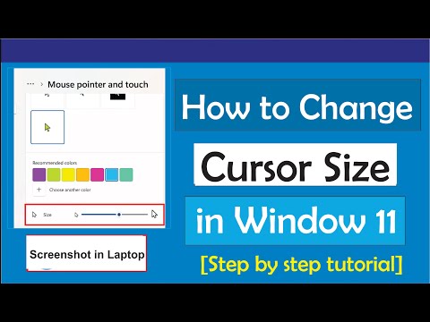 How to Change Cursor Size in Windows 11 (Increase and Decrease)