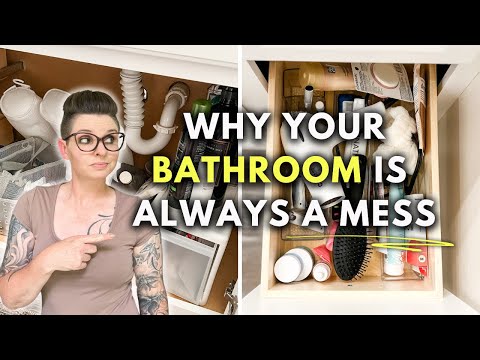 BATHROOM ORGANIZING MISTAKES YOU MIGHT BE MAKING | Here's why you can't keep your bathroom organized