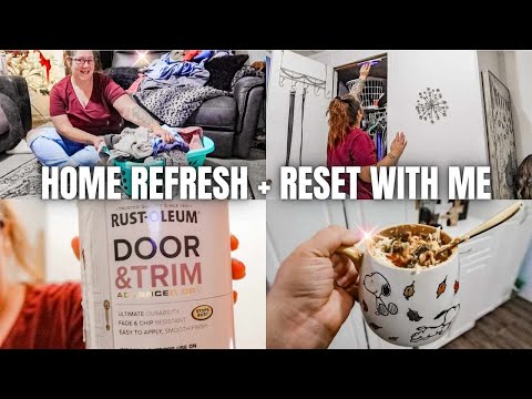 DIY HOME REFRESH AND RESET 2024 | DOOR AND TRIM PAINTING | KIMI COPE