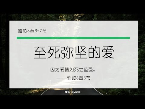 12月14日《灵命日粮》文章视频-至死弥坚的爱