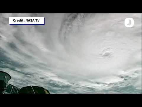 Hurricane Milton captured from space