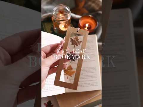 || How to make DIY Leaf Bookmark || #shorts #viral #diy #diycrafts #tutorial