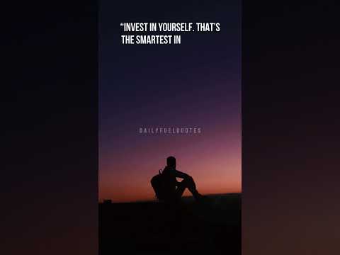 Invest in yourself.. #motivationalquotes #inspirationalquotes #ytshorts #viralshorts #shortsfeed