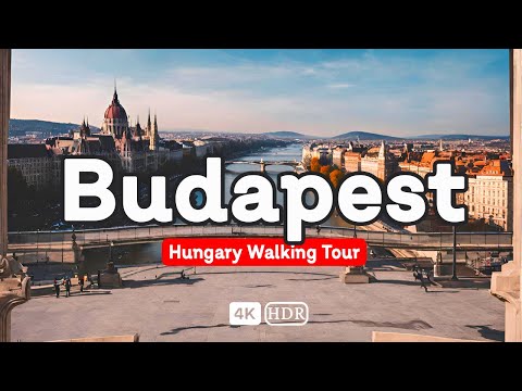 Budapest Hungary: The Stunning Capital of Hungary | 4k Walking Tour with CAPTIONS