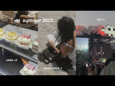 [vlog] summer 2023 🐚 hitc, cafés, nights out w/ friends, beach days, picnics, & more