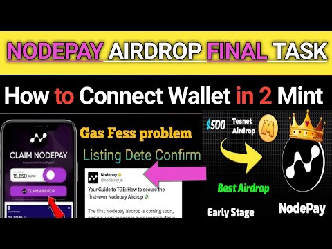 Nodepay Airdrop wallet connect on mobile | Nodepay wallet connection problem | Nodepay new update