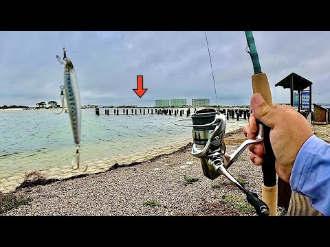 Fishing Micro Crankbaits at Saltwater Boat Ramps