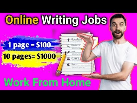 Online writing jobs from home | Assignment writing jobs from home | handswriting jobs