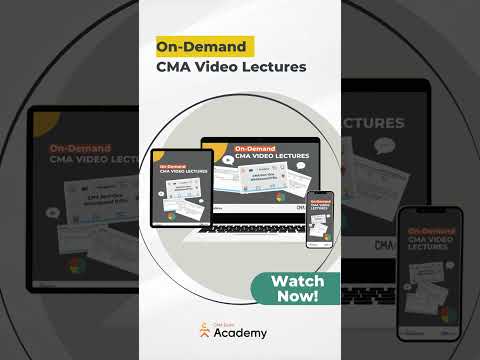 On-Demand CMA Video Lectures