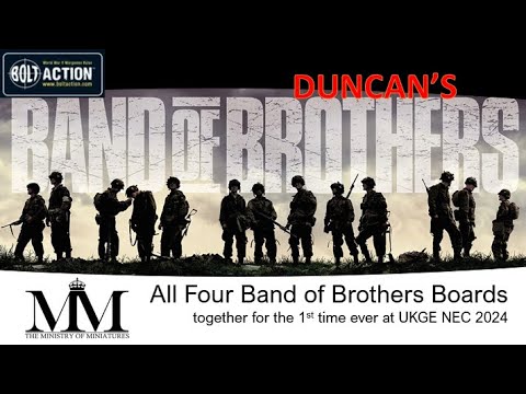 UKGE Birmingham: Duncan’s Band of Brothers: All Four Bolt Action Boards Together for the First Time