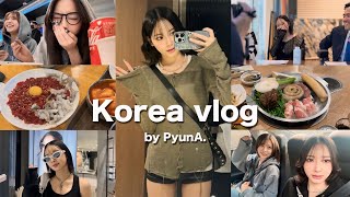 【韓国vlog】3泊4日爆食旅！お仕事にお買い物に大満足の韓国旅の様子をお届け🇰🇷💕