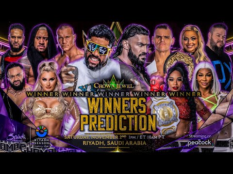 WWE Crown Jewel 2024 - Winners Prediction | Wrestle Freakin