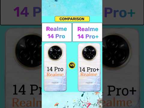 Realme 14 Pro vs Realme 14 Pro Plus #shortvideo