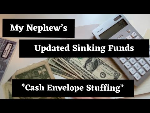 Nephew’s Budget - Stuffing Cash Envelopes / Sinking Funds Update | BUDGET WITH ME