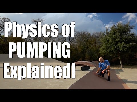 The Physics of Pumping on a Skateboard - Fully Explained + Easy to Understand!