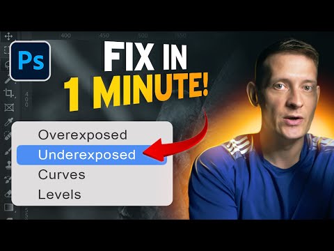 How to Brighten Underexposed Photos in Photoshop!