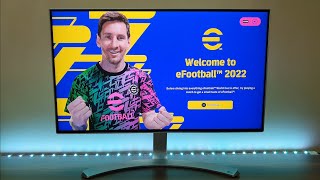 Efootball PES 2022 Gameplay on PS4 Slim