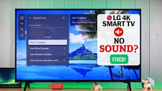 LG Smart TV: Sound Not Working? - Fixed No Sound on LG webOS 4K!