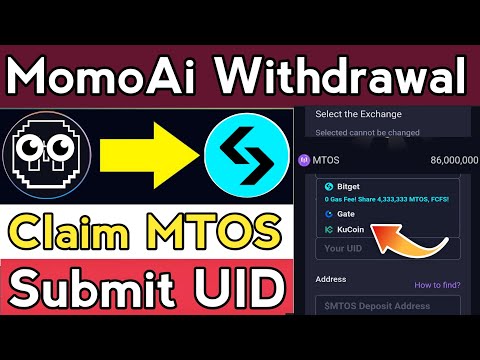 Momoai Withdrawal || Momoai Claim || Momoai Claim process || MomoAi new update | Mtos token Airdrop