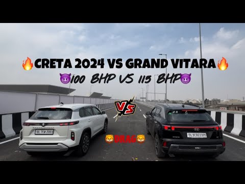 DRAG RACE: CRETA 2024 VS GRAND VITARA 2024🔥 Sorry Hyundai🥲