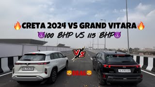 DRAG RACE: CRETA 2024 VS GRAND VITARA 2024🔥 Sorry Hyundai🥲