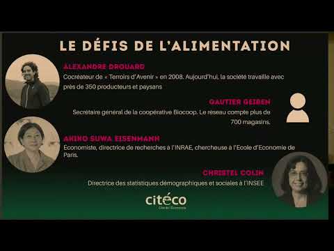 Conférence : Les défis de l'alimentation