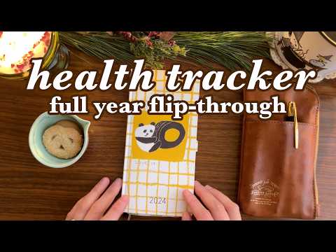 how to use the hobonichi weeks to track and manage chronic health issues | full-year flip through