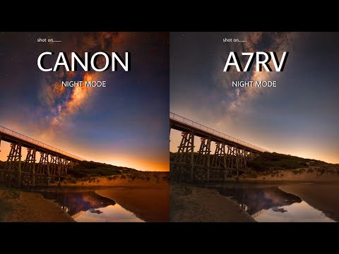 Canon EOS R5 II VS Sony A7RV | NIGHT MODE | Camera Test