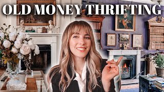 Thrifting for Old Money Decor! 🤍