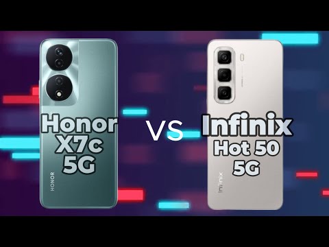 Honor X7c 5G vs Infinix hot 50 5G comparison