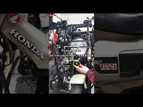 #Shorts｜[CT125] Drive recorder camera installed｜ドライブレコーダー装着