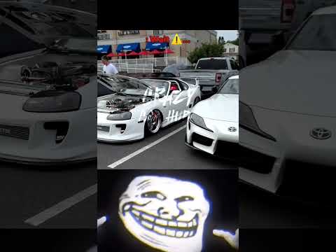 Troll Face 😈 || Toyota Supra 🥵 || Supra MK-4 & Mk-5 💀 - Crazycrhb || #shorts #supra  #toyota