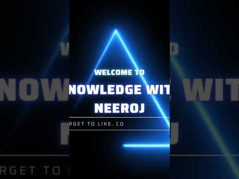 Welcome to Knowledge with Neeroj Intro #short, #Knowledge with Neeroj # Knowledge with Neeroj intro