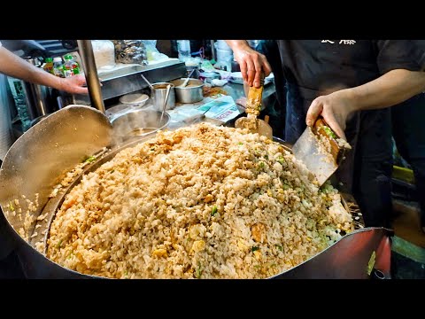 Biggest Fried Rice Cooking for 35 people in Taiwan |  Street Food