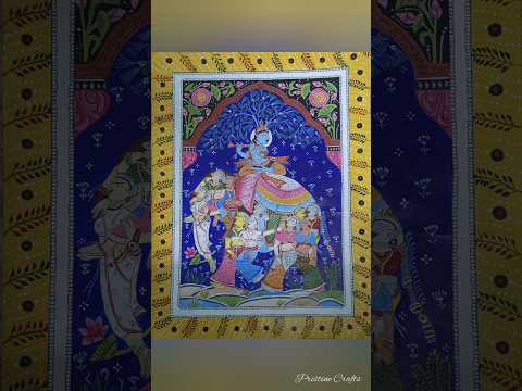 Lord Krishna | Pattachitra Painting | #shorts #foryou #youtubeshorts #painting