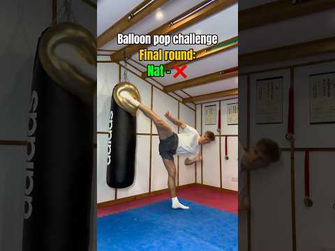 Balloon KICK challenge…