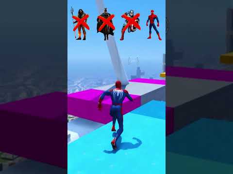 The Incredibles Challenge  #spiderman #ironman #batman #gta5