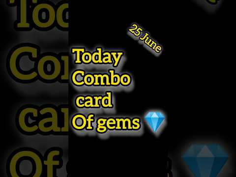 Gemz Daily combo Cards | Gemz Coin Daily Combo 25 June 2024#combo #gemz #shorts