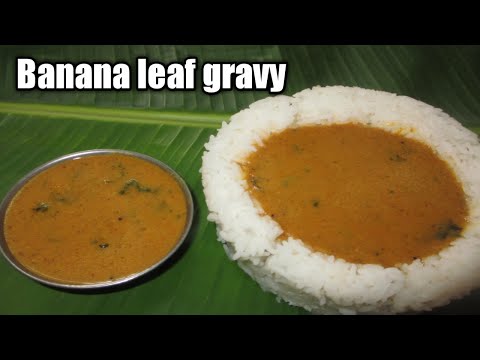 Banana leaf curry - Healty banana leaf curry