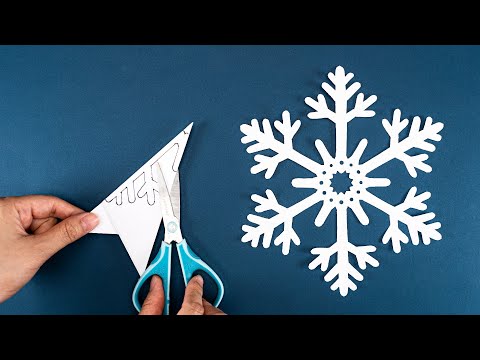 Paper Snowflake #47 - How to make Snowflakes out of paper - Christmas Decor