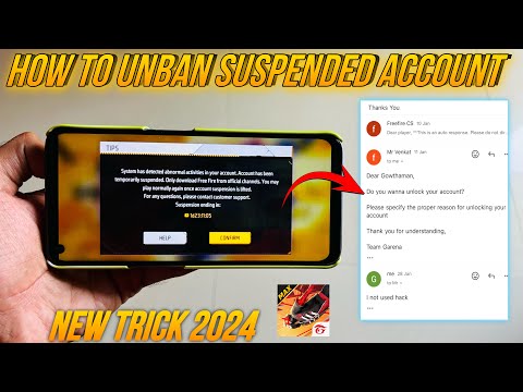 Secret Revealed FreeFire Account New Trick | FF Suspended id Recover 100% | FreeFire id Unban 2024