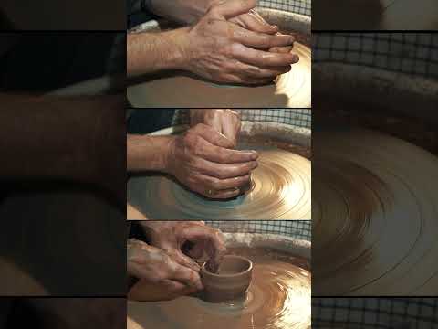 How to make a traditional japanese ceramic Teabowl on the Potters Wheel | Pottery Studio